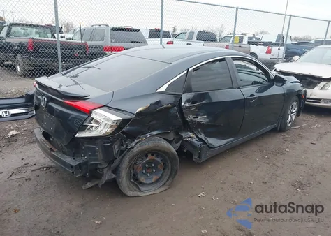 2018 Honda Civic Lx из США, поврежденный, VIN 19XFC2F52JE023451